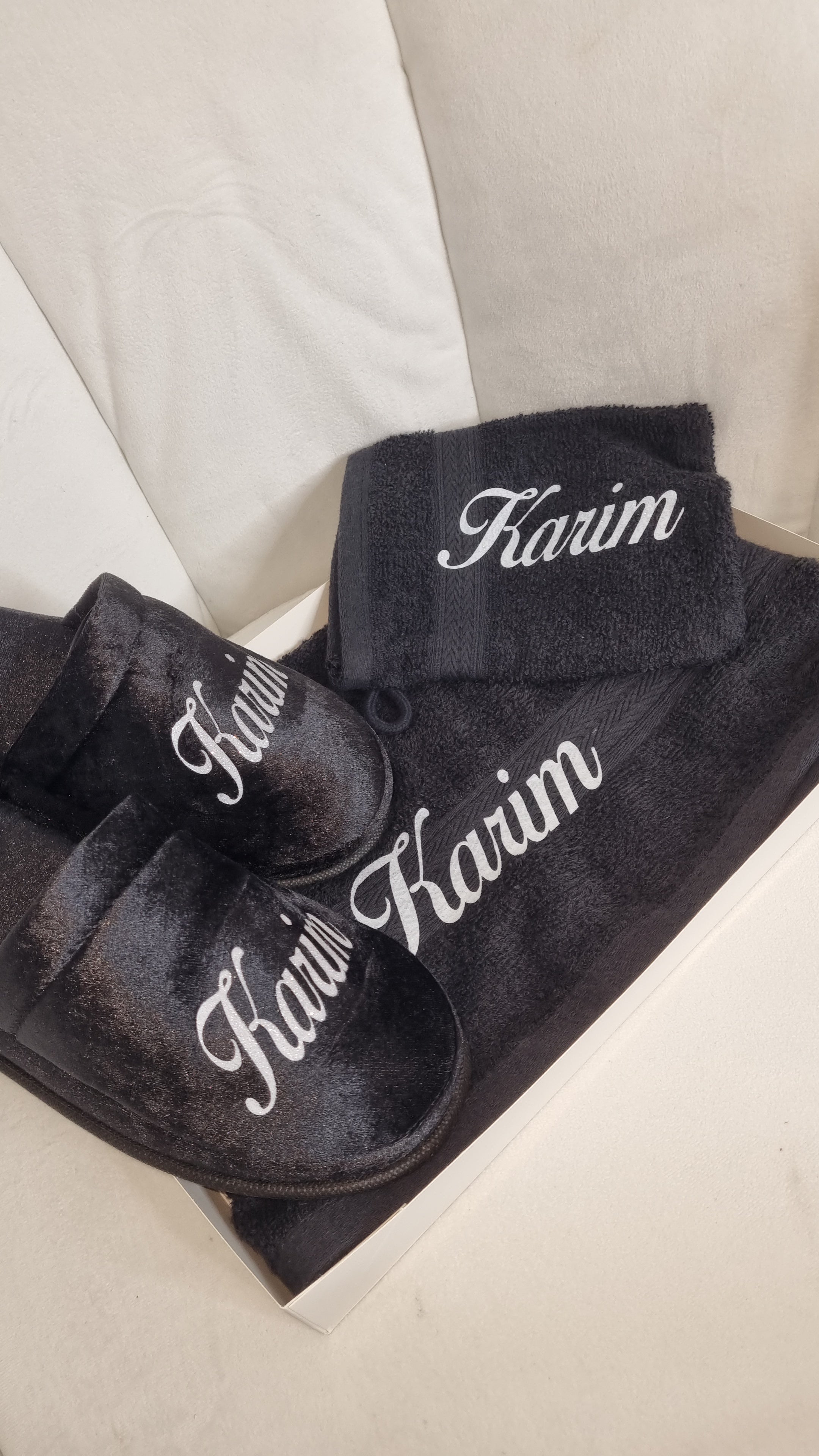 Box serviette+chaussons