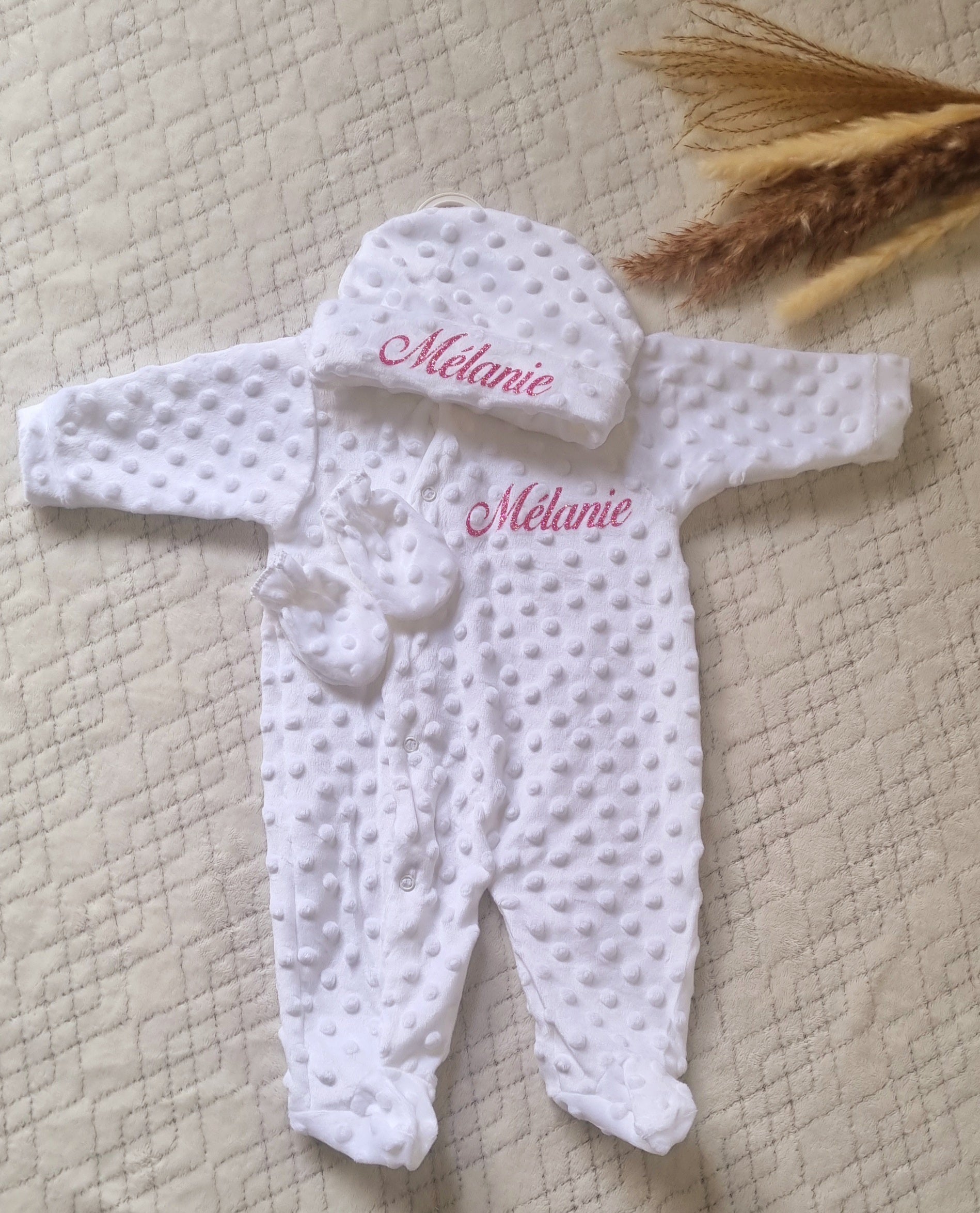 Ensemble minky 3pièces