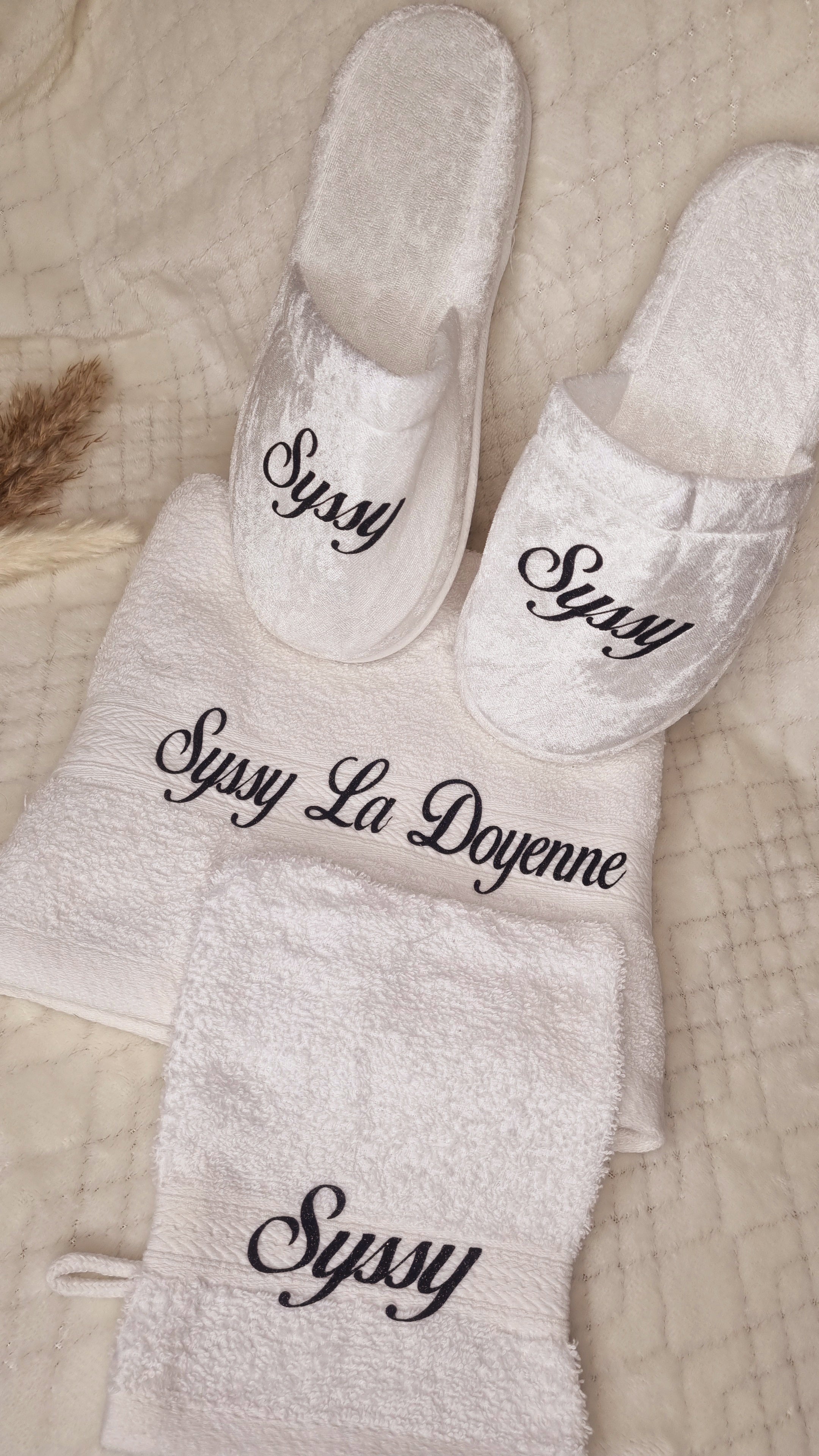 Box serviette+chaussons