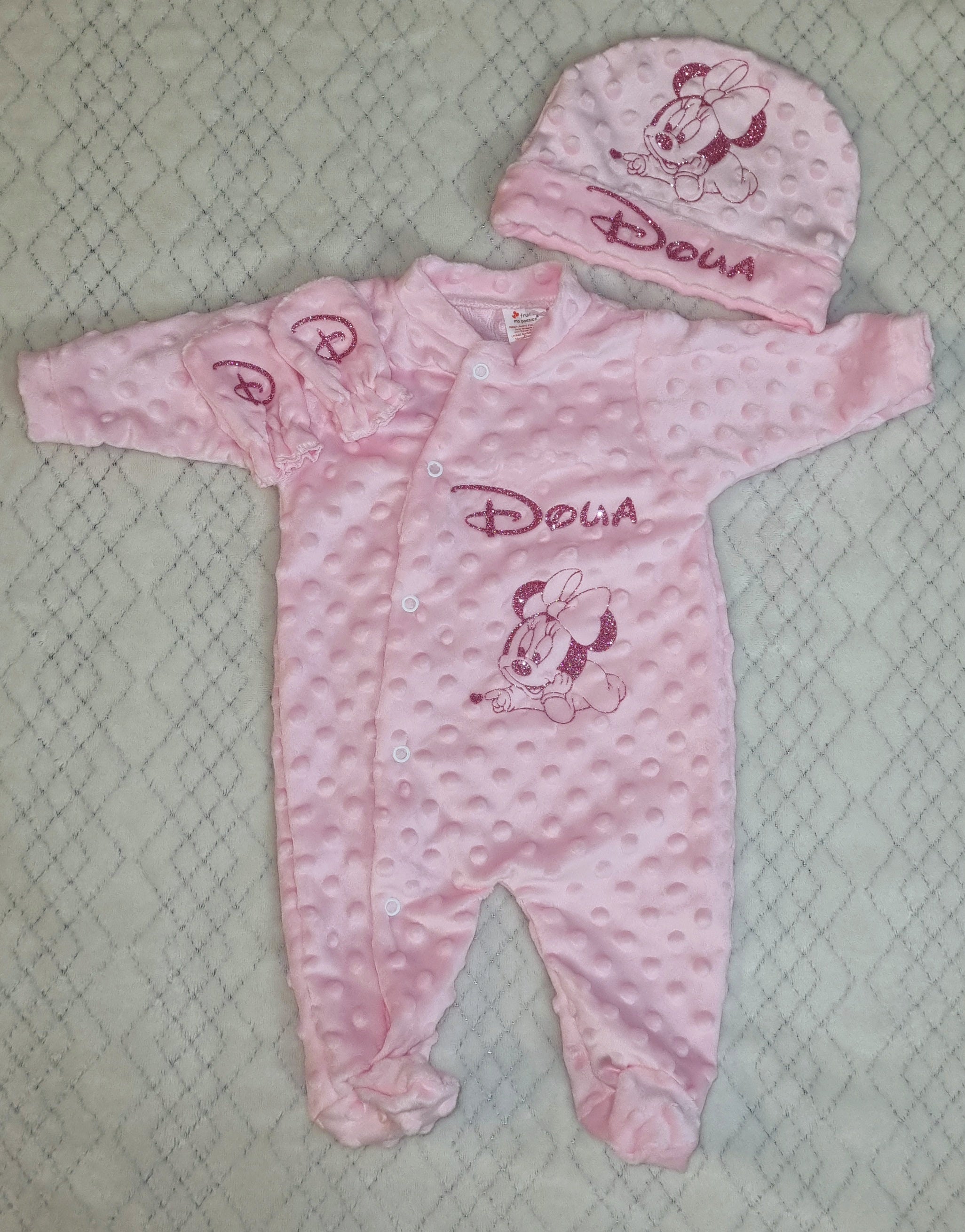 Ensemble minky 3pièces