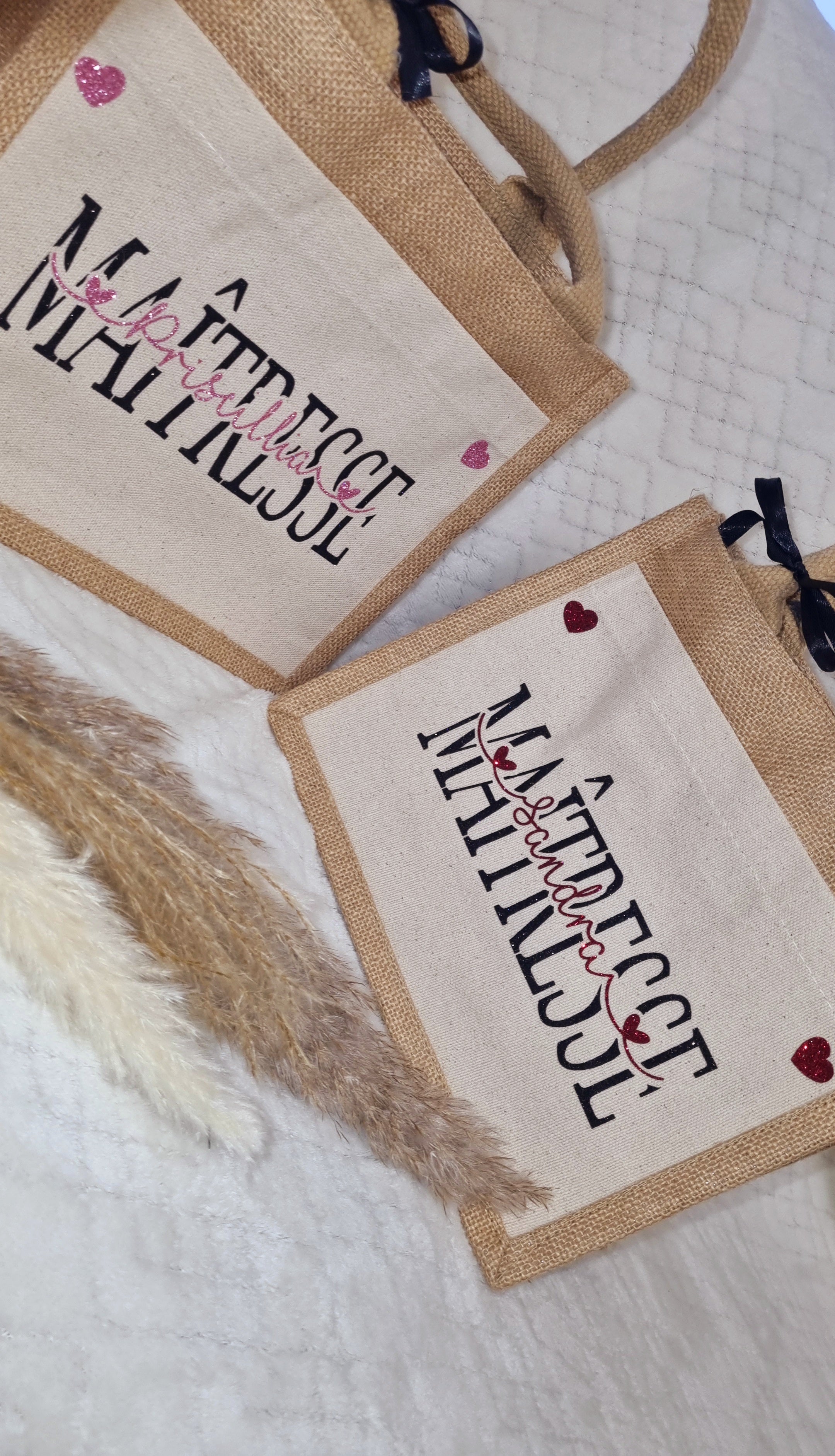 Petit sac en jute